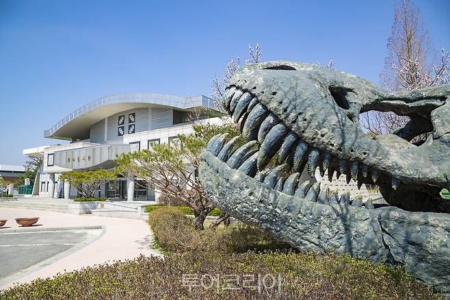 화석전시관 전경.사진=익산시