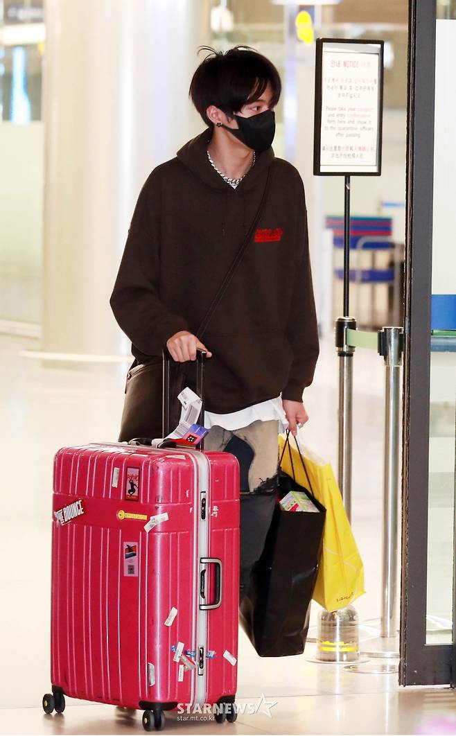 트레저 하루토 '일본 일정 마치고 입국' [★포토]