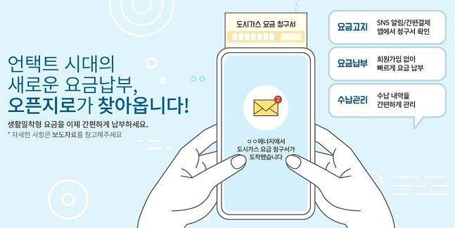 금융결제원이 생활밀착형 요금을 간편하게 납부할 수 있는 오픈지로 서비스를 시작했다. ⓒ 금융결제원