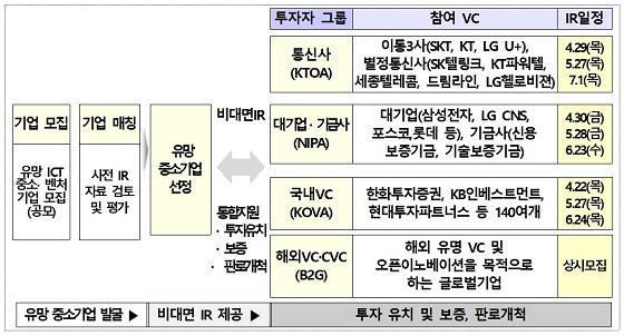 비대면IR 추진 체계/자료=과학기술정보통신부