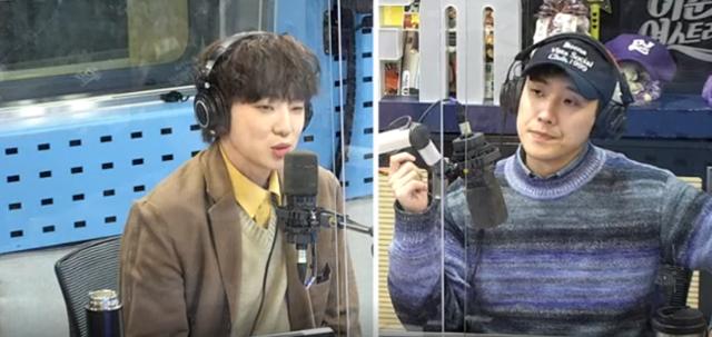 강승윤(왼쪽)이 SBS 파워FM '이준의 영스트리트'에서 입담을 뽐냈다. 보이는 라디오 캡처