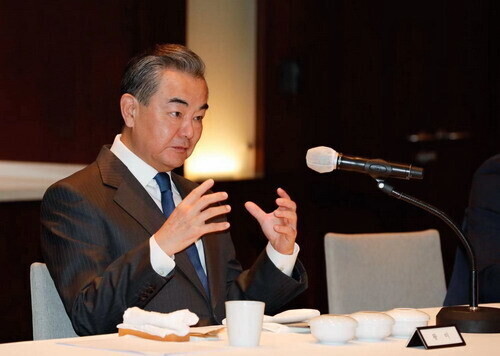 Chinese State Councilor and Foreign Minister Wang Yi (provided by the Chinese Foreign Ministry)