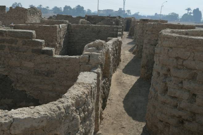 이집트 남부 룩소르에서 발견된 고대 도시 아텐유적지. 로이터연합뉴스