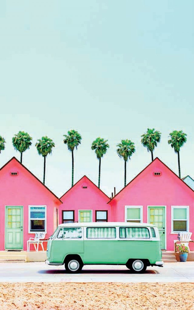 미국 캘리포니아주 휴양지 오션사이드의 방갈로 ‘로버츠 코티지’는 인형의 집을 방불케 한다. ⓒPaul Fuentes