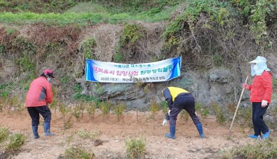 무안군이 경관 개선을 위한 민간주도의 깨끗한 마을 가꾸기 목적으로 행복 홀씨 입양사업을 한다. (사진=무안군 제공)