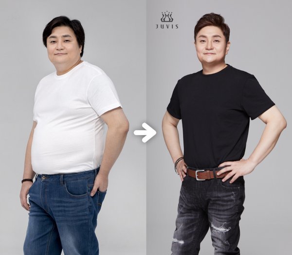 23kg 감량으로 확 달라진 비주얼을 선보이는 정재용. 그는 “적정체중인 78kg까지 다이어트를 계속할 예정”이라고 전했다.