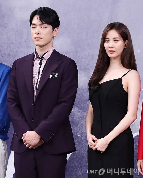 드라마 '시간' 제작발표회 배우 김정현, 서현/사진=머니투데이 DB
