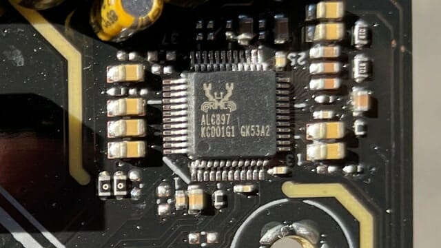 리얼텍은 ALC897 등 메인보드 내장 사운드 코덱 칩도 함께 생산한다. (사진=지디넷코리아)