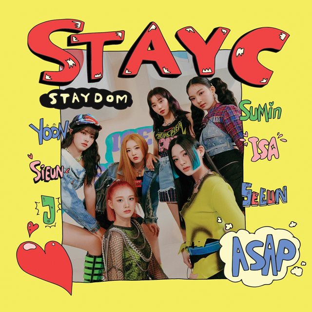 걸그룹 스테이씨의 두 번째 싱글 앨범 'STAYDOM(스테이덤)'이 초동 판매 수량 3만5518장을 기록했다. /하이업엔터테인먼트 제공
