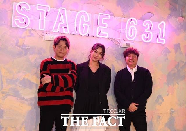 K팝 아카데미인 스테이지631의 토니안 배윤정 전홍복(왼쪽부터 차례대로) K팝에 대한 인터뷰를 진행했다. /임세준 기자
