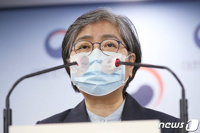 정은경 중앙방역대책본부 본부장(질병관리청장)./뉴스1 © News1 박정호 기자