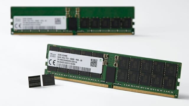 인텔은 차세대 코어 프로세서의 메모리 규격을 DDR5로 전환할 예정이다. (사진=SK하이닉스)