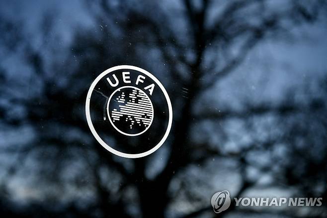 유럽축구연맹(UEFA) 로고 [AFP=연합뉴스 자료사진]