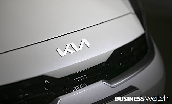 새 기아 로고 적용된 '더 뉴 K3' /사진=이명근 기자 qwe123@