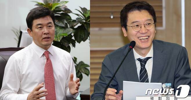 국민의힘 윤영석 의원(왼쪽)과 김웅 의원(오른쪽) © 뉴스1