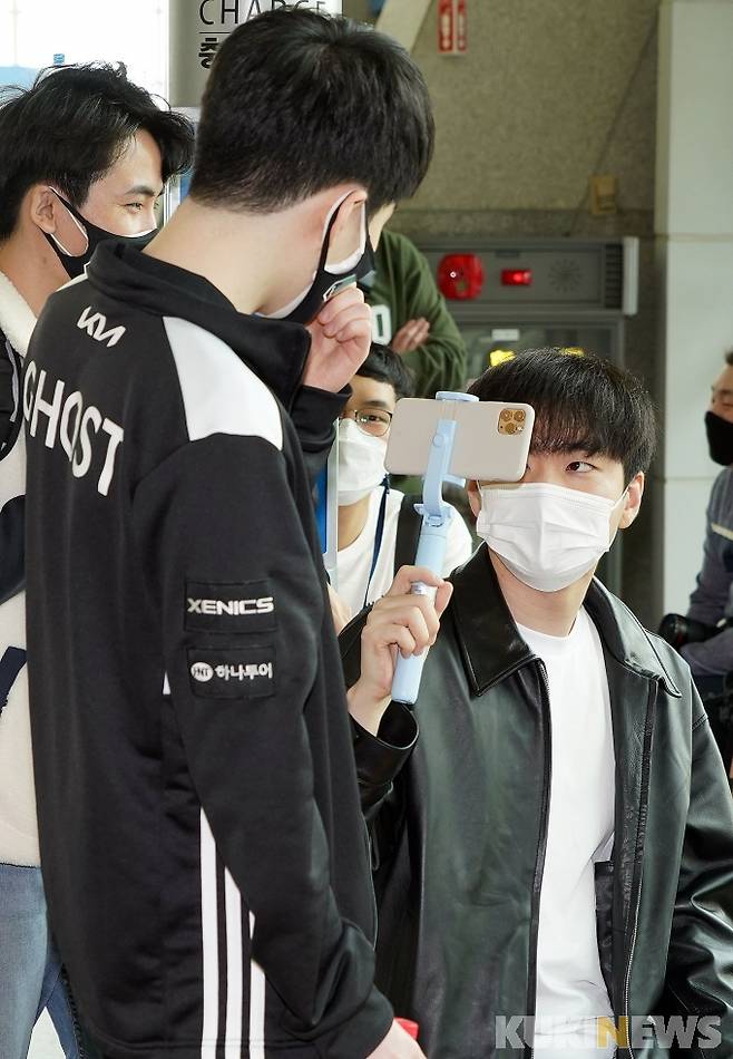 '고스트' 장용준과 스트리머로 변신한 '뉴클리어' 신정현. 2021.04.23. 박효상 기자