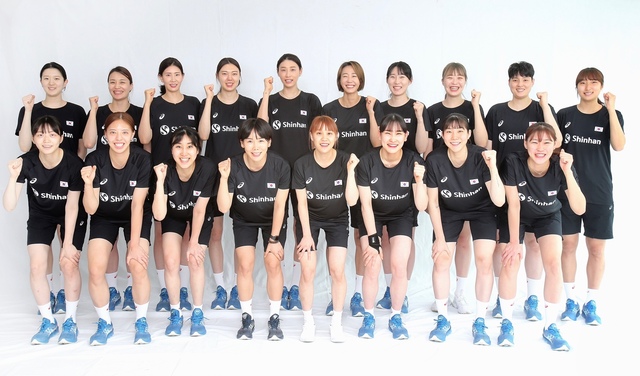 2021 VNL에 참가하는 여자배구 대표팀. (사진=대한배구협회 제공) *재판매 및 DB 금지