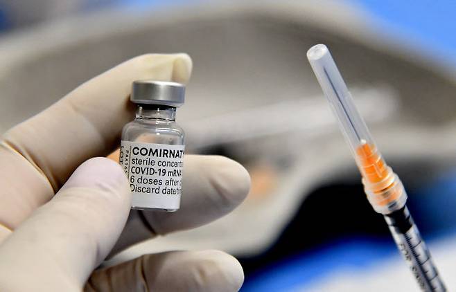 화이자의 코로나19 백신.(사진=AFP)