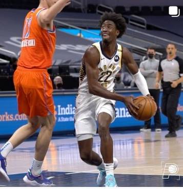 인디애나 페이서스는 1967년 창단이후 한 번도 팀이름을 바꾸지 않았다. 사진은 올 시즌 NBA 인디애나 경기모습. [인디애나 인스타그램 캡처]