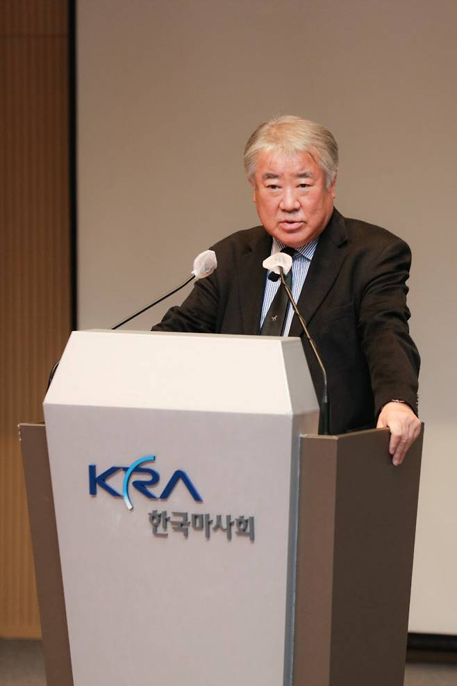 김우남 한국마사회장. (사진=한국마사회)