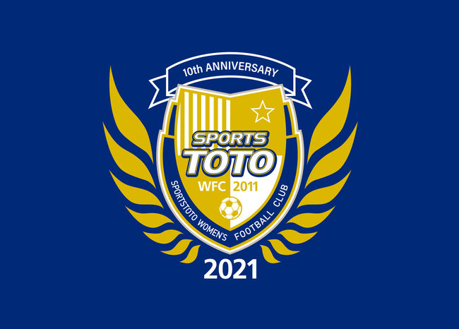 스포츠토토여자축구단 창단 10주년 기념 엠블럼
