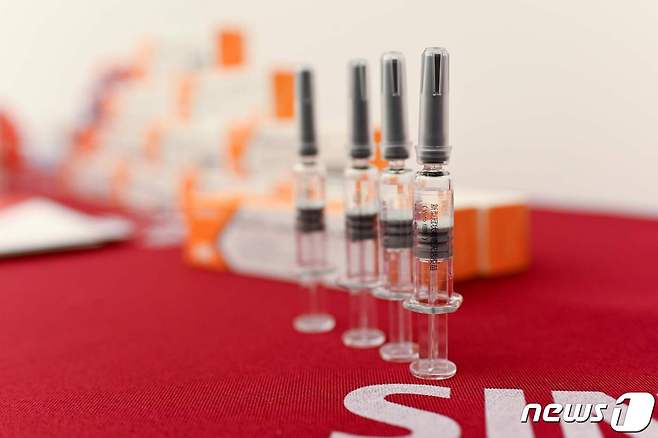 중국 시노백의 코로나19 백신. © AFP=뉴스1 자료 사진진