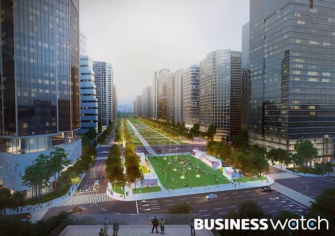 용산역전면 공원 지하공간 개발사업 조감도/사진=HDC현대산업개발