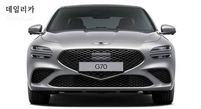 2020년 페이스 리프트 된 제네시스 G70 </figcation>