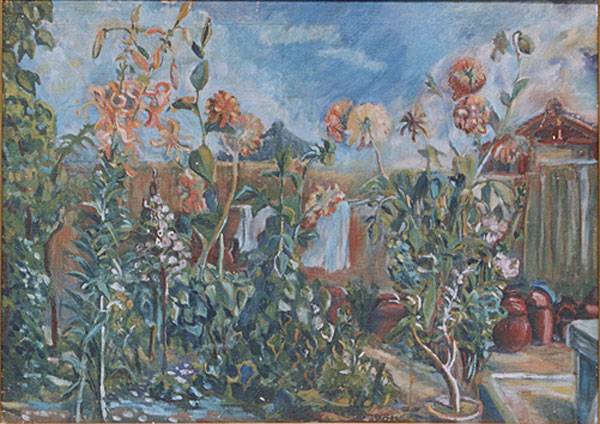 이인성이 죽기 직전 그린 `다알리아`. [사진 제공 = 삼성]