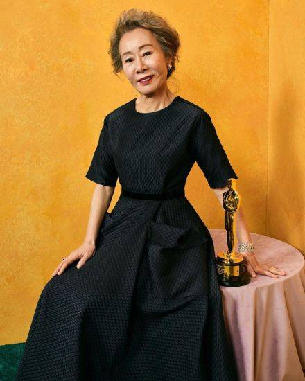 Actor Youn Yuh-jung won the Oscar for Best Actress in a Supporting Role at the 93rd Academy Awards on April 25. [SCREEN CAPTURE]