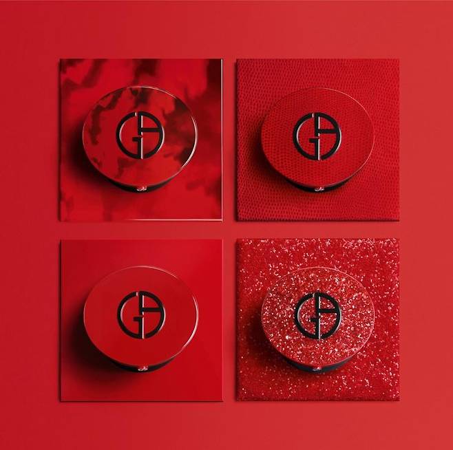 조르지오 아르마니 투 고 쿠션 에센셜 케이스 3만1천원, 크리스털 케이스 4만8천원(6월 출시), 리필 6만2천원.