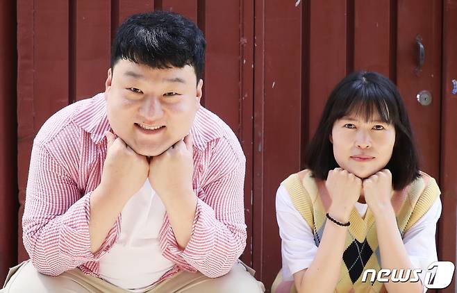 개그맨 부부 배정근 김단하(오른쪽) © News1 권현진 기자