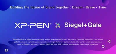 XP-PEN, Siegel+Gale과의 협력을 통해 브랜드의 미래를 함께 구축 (PRNewsfoto/)