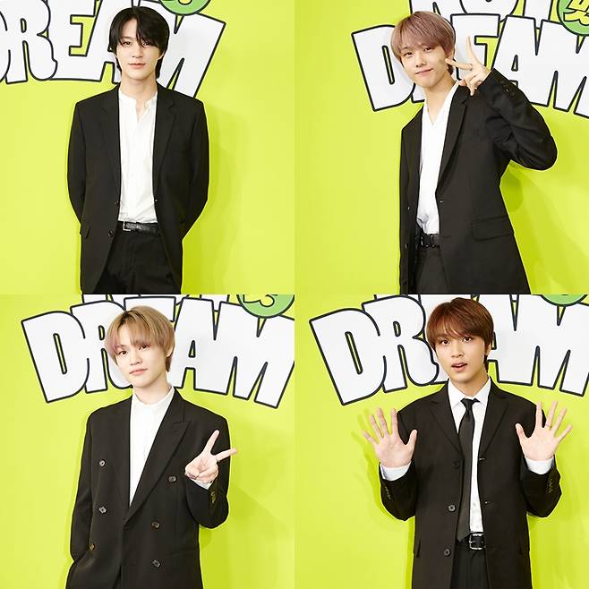 왼쪽부터 시계방향으로 NCT 드림 제노, 지성, 해찬, 천러. SM엔터테인먼트 제공
