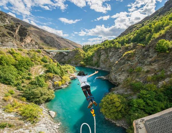뉴질랜드 카와라우 번지 (사진 = AJ Hackett Bungy New Zealand 공식 페이스북)