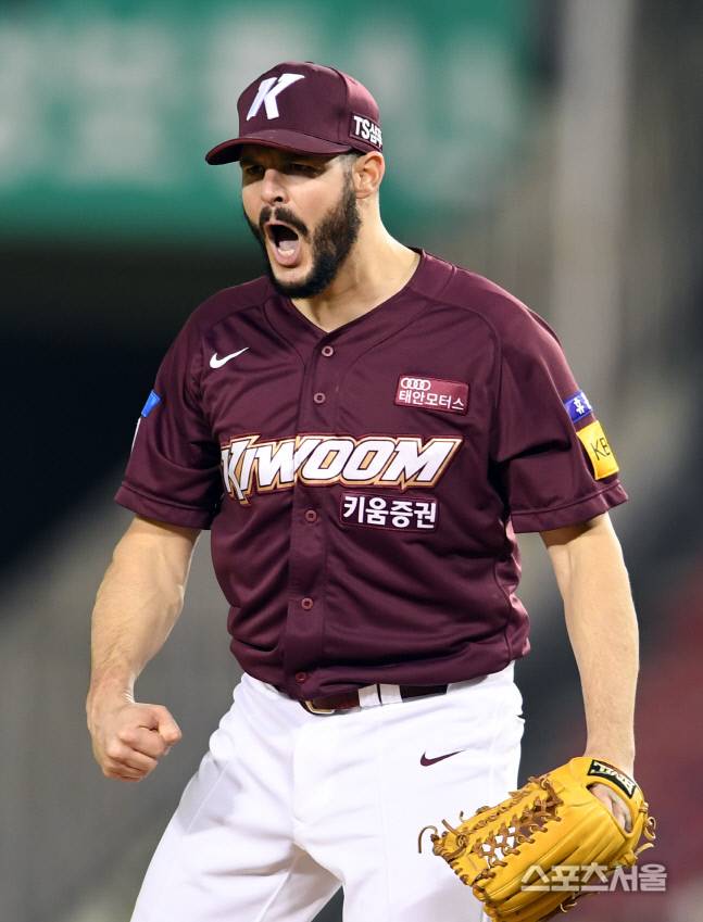 키움 선발투수 브리검. 잠실 | 박진업기자 upandup@sportsseoul.com