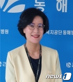 근로복지공단 동해병원 임지영 간호사. © 뉴스1