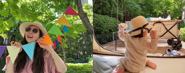 Choi Ji-woo released her daughter sitting cute on Tent on her Instagram on the 12th.She is seen hitting Tent in a tree-covered place and enjoying a relaxed routine with her child, with the look of Choi Ji-woos daughter, who is dressed in cute clothes and reveals her plump cheeks.Meanwhile, she announced her marriage with a non-entertainer of nine years younger in 2018 and gave birth to her daughter in May last year, about two years after her marriage.Choi Ji-woo, born in 1975, gave birth to a daughter at the age of 45.