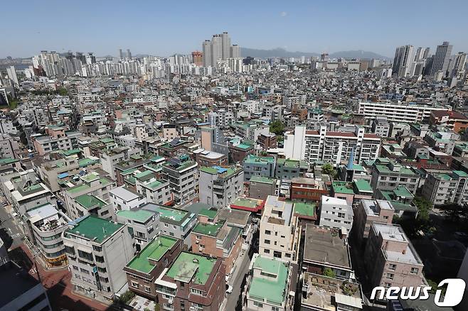 서울 광진구 일대 빌라촌 모습. 2021.5.9/뉴스1 © News1 송원영 기자