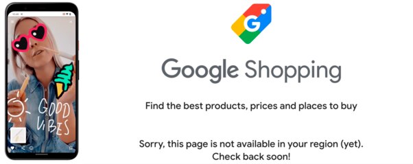 구글의 90초 동영상 쇼핑 서비스 샵룹. 아직 한국에선 지원하지 않는다.