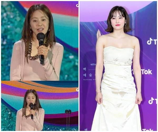 배우 고현정과 전종서가 사뭇 달라진 분위기와 미모로 백상 시상식 화제성을 장악했다.  [사진=백상예술대상]