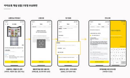 카카오 상품 구독 서비스. 카카오 제공