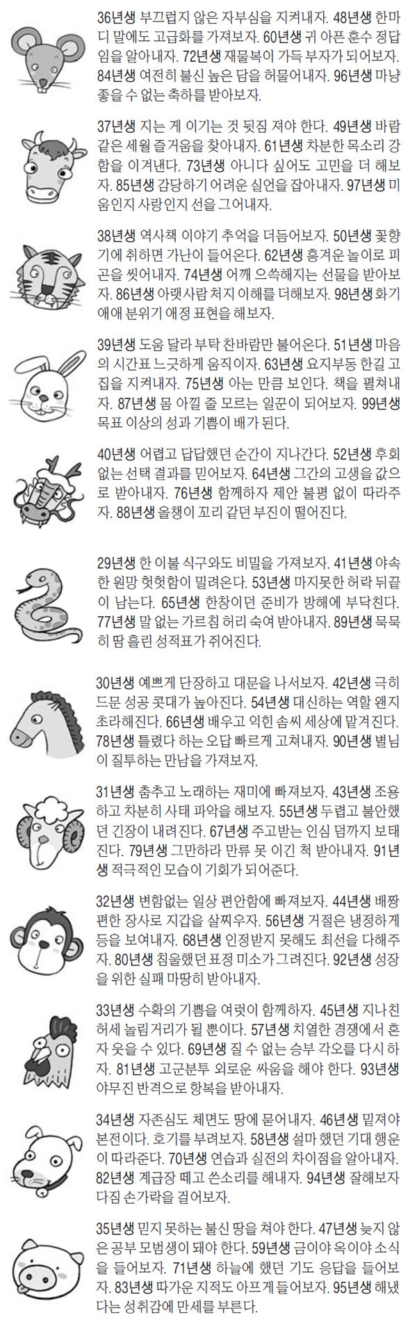 오늘의 운세 / 사진=매일경제