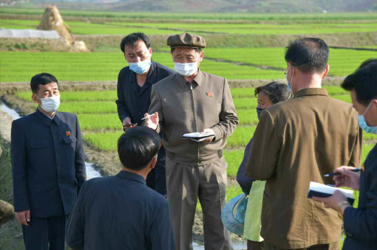 김덕훈 북한 내각총리가 평안남도 순천시멘트연합기업소와 탄소하나화학공업 창설을 위한 대상 건설장을 시찰했다고 노동당 기관지 노동신문이 19일 보도했다. 신문은 김 총리가 순천석회석광산을 돌아보고 탄소하나화학공업 창설 대상 건설장에서 화학공업 발전의 물질기술적 토대를 튼튼히 다져나가기 위한 대책을 강구했다고 전했다(사진=평양 노동신문/뉴스1).