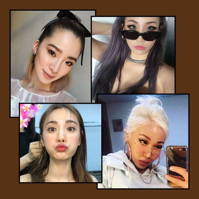 출처: 모델 아이린 인스타그램, CL 인스타그램, 나나 인스타그램, 제시 인스타그램