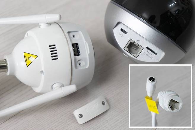 C3X는 DC12 및 PoE를 지원하며, C6W는 마이크로 USB 및 PoE를 지원한다. 출처=IT동아