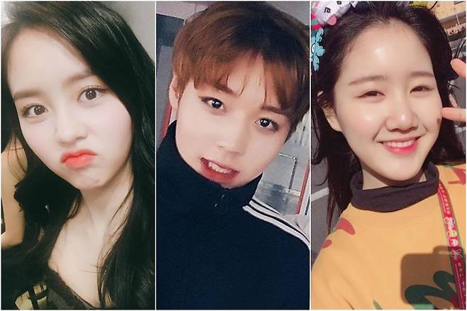 출처: 김소현, 워너원, 진지희 인스타그램