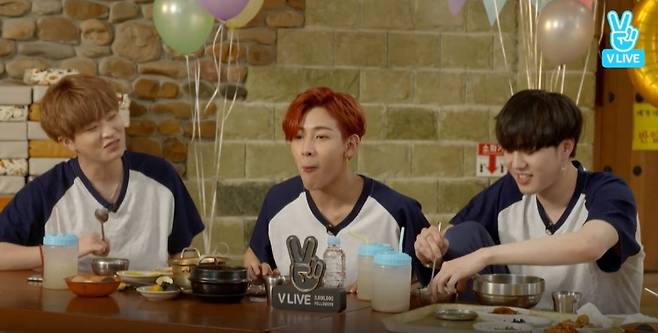 출처: V앱 같이먹어요 캡쳐