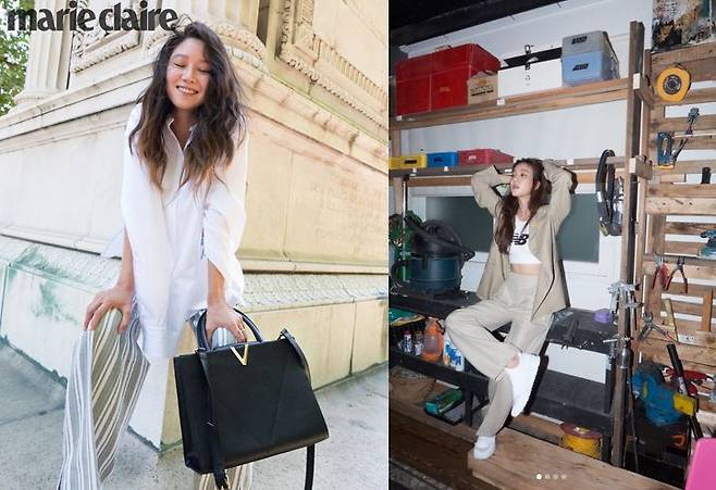 출처: 마리끌레르 / 정려원 인스타그램