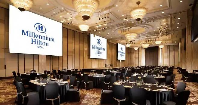 Millennium Hilton Seoul, a five-star hotel owned by CDL Hotel Korea, a Korean branch of the Singaporean investment firm City Developments Limited (Millennium Hilton)